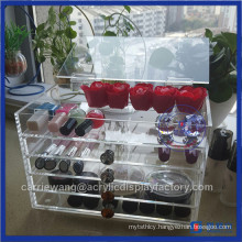Transparent 5 Drawers Fashionable Acrylic Makeup Beauty Box